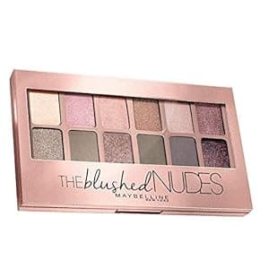 Beauty & Grooming gifts for partner: Maybelline New York Eyeshadow Palette, 12 Highly Blendable Shades, Matte and Sheen Colours, The Blushed Nudes, 9g
